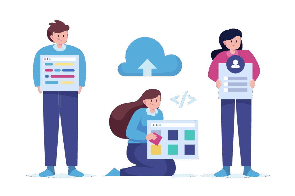 hand drawn web developers