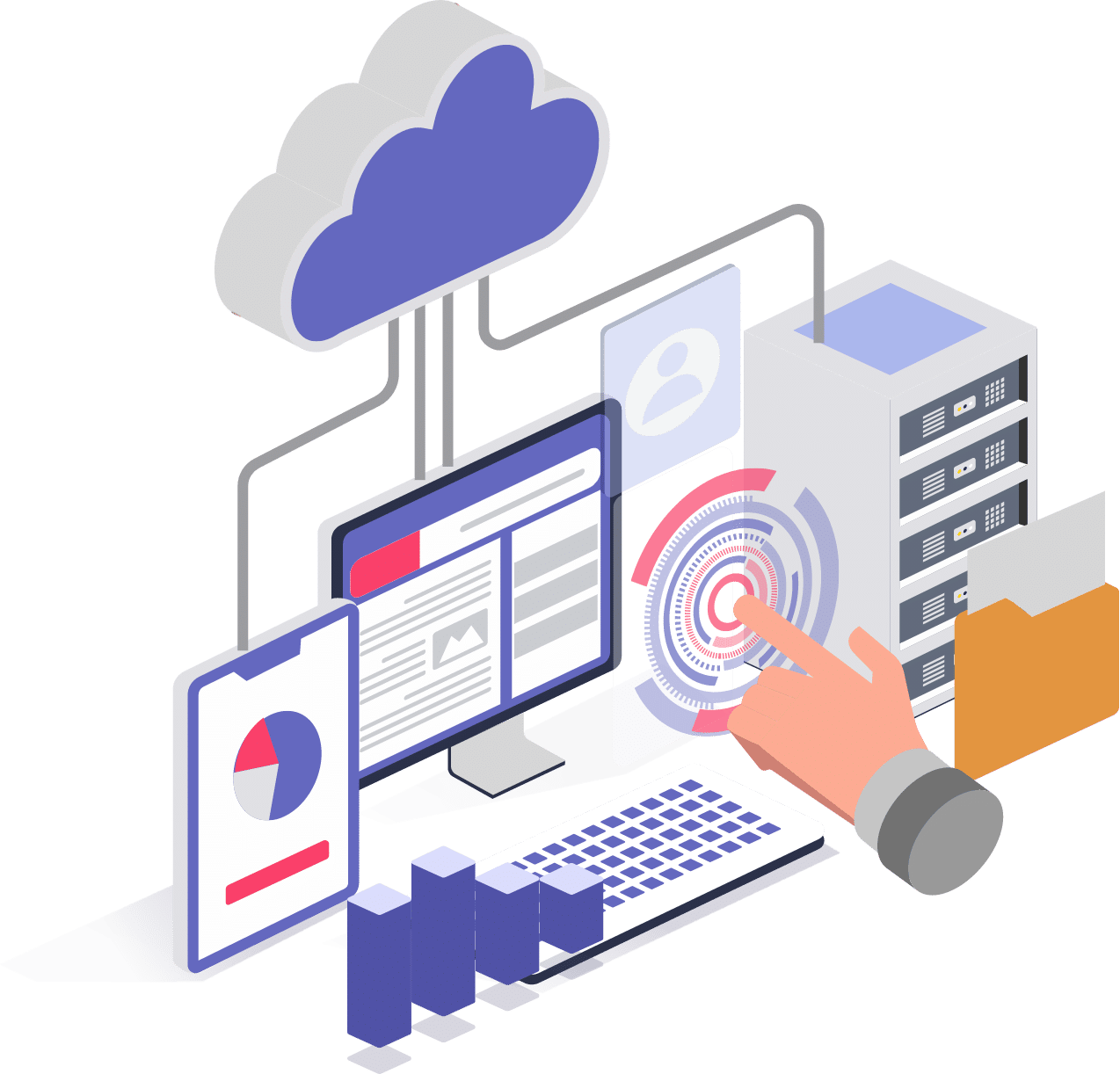Integrated server connectivity dashboard