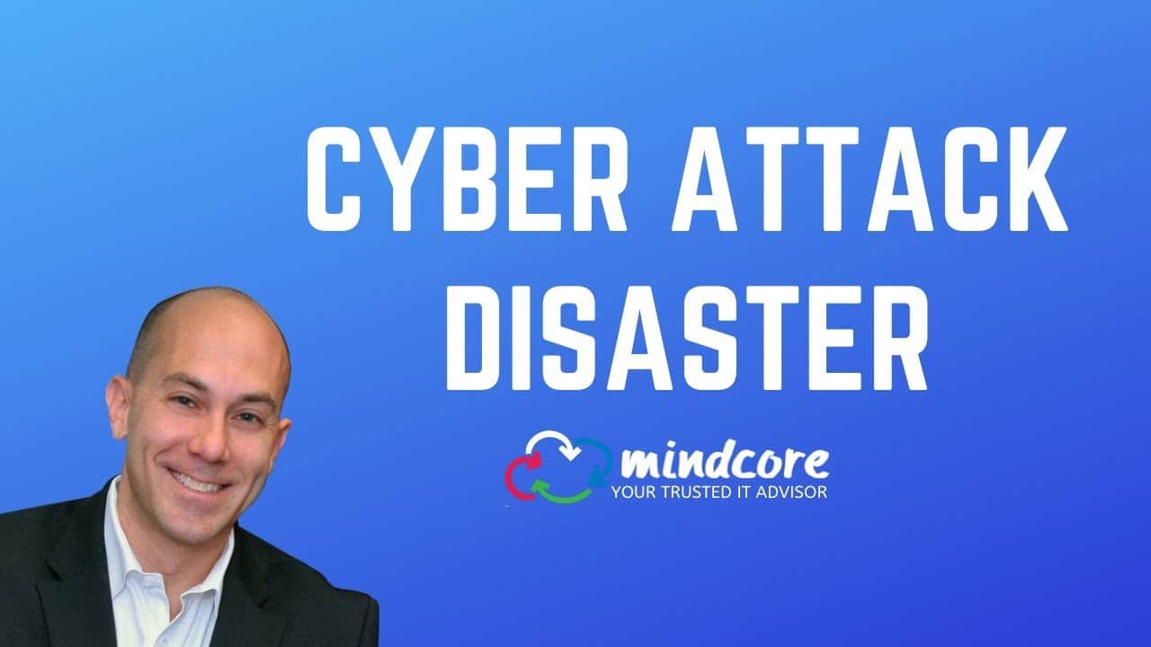 Cyber Attack Disaster (PLUS 3 Cybersecurity Tips) 1 Cyber Attack Disaster Tips Poster